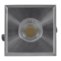 Outdoor Landscape Lighting LED 12V Low Voltage DMS52 4x/8x/12x Package 3W COB 12V Low Voltage LED Square Top Stainless Steel Waterproof In-Ground Landscape Well Light 3000K/5000K