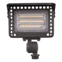 Outdoor Landscape Lighting LED 12V Low Voltage FLACCT20 12V Low Voltage Adjustable CCT and Wattage 5W-20W Integrated LED Landscape Lighting Outdoor Floodlight