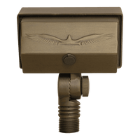 Outdoor Landscape Lighting LED 12V Low Voltage FPB02 Cast Brass Flood Light | 2W-7W 3000K Warm White Integrated LED 12V Low Voltage Landscape Light