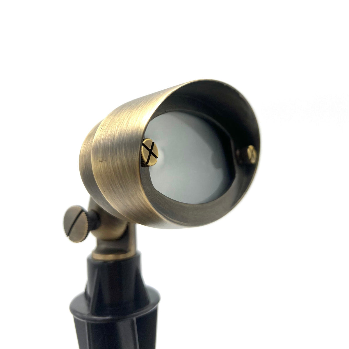Outdoor Landscape Lighting LED 12V Low Voltage FLBP04 Tulay Antique Brass Oval Flood Light Low Voltage Landscape Lighting
