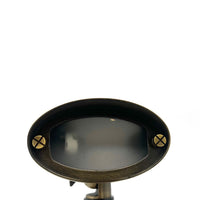 Outdoor Landscape Lighting LED 12V Low Voltage FLBP04 Tulay Antique Brass Oval Flood Light 4x/8x/12x G4 2W Dimmable 2700K Package Low Voltage Landscape Lighting