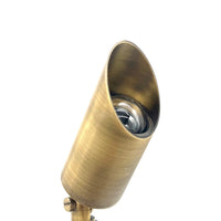 Outdoor Landscape Lighting LED 12V Low Voltage SPBP05 Stelvio Antique Brass Spotlight Low Voltage Outdoor Lighting