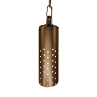 Outdoor Landscape Lighting LED 12V Low Voltage HLB09 12V LED Low Voltage Brass Cylinder Pendant Light Hanging Downlight Fixture