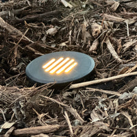 Outdoor Landscape Lighting LED 12V Low Voltage UNBP02 Stelvio Black Cast Brass In-Ground Well Light 4x/8x/12x MR16 4W Dimmable 2700K Low Voltage Landscape Lighting