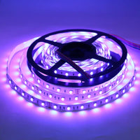 Outdoor Landscape Lighting LED 12V Low Voltage SL04 Strip Light RGB 5050 4.8W/ft 10mm DC12V Low Voltage LED Indoor IP20 UL SMD Tape Light