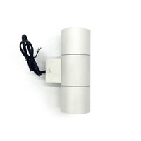 Outdoor Landscape Lighting LED 12V Low Voltage SCSP02 Stelvio Sconce White Finish Up/Down Light Low Voltage Outdoor Lighting