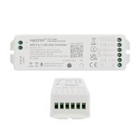 Outdoor Landscape Lighting LED 12V Low Voltage Miboxer WL5 LED Strip Light 5 in 1 Controller for 5050 3528 2835, Smartphone APP Control