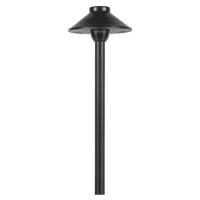 Outdoor Landscape Lighting LED 12V Low Voltage PLB02 Clear Lens Outdoor Garden Pathway Light | 12V Low Voltage Brass Path Light Black Brass