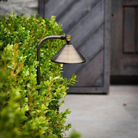Outdoor Landscape Lighting LED 12V Low Voltage PLB05 4x/8x/12x Package LED 12V Low Voltage Landscape Brass Lighting Directional Pathway Light with G4 2W 3000K Bulb