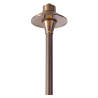 Outdoor Landscape Lighting LED 12V Low Voltage PLB06 Snub 12V Low Voltage Heavy Duty Cast Brass Outdoor LED Pathway Light G4 Socket