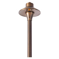 Outdoor Landscape Lighting LED 12V Low Voltage PLB06 4x/8x/12x Package 12V G4 Snub Low Voltage Heavy Duty Cast Brass Outdoor LED Pathway Light with G4 3W 3000K Bulb