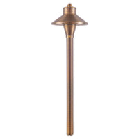 Outdoor Landscape Lighting LED 12V Low Voltage PLB06 Snub 12V Low Voltage Heavy Duty Cast Brass Outdoor LED Pathway Light G4 Socket