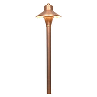 Outdoor Landscape Lighting LED 12V Low Voltage PLB06 Snub 12V Low Voltage Heavy Duty Cast Brass Outdoor LED Pathway Light G4 Socket