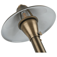 Outdoor Landscape Lighting LED 12V Low Voltage PLB09 Brass LED Cone Lamp Ready 12V Low Voltage Pathway Outdoor Landscape Lighting Fixture G4 Socket
