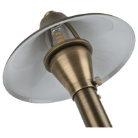 Outdoor Landscape Lighting LED 12V Low Voltage PLB09 4x/8x/12x Package Brass LED Cone 12V Low Voltage Pathway Outdoor Landscape Lighting Fixture with G4 3W 3000K Bulb