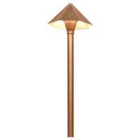 Outdoor Landscape Lighting LED 12V Low Voltage PLB11 4x/8x/12x Package Brass LED 12V Low Voltage Pathway Outdoor Lighting Landscape Fixture with G4 3W 3000K Bulb
