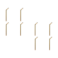 Outdoor Landscape Lighting LED 12V Low Voltage PLB15 4x/8x/12x Package Adjustable 3W 3000K Warm White Integrated LED Brass Round L-Shaped 12V Low Voltage Pathway Light 8 pack