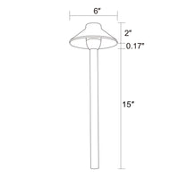 Outdoor Landscape Lighting LED 12V Low Voltage RPL8901 x12 Package Outdoor Garden Pathway Light | Low Voltage Brass Path Light [FINAL SALE]