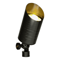 Outdoor Landscape Lighting LED 12V Low Voltage SPB09 4x/8x/12x Package 12V Low Voltage LED Outdoor Landscape Brass Spotlight with MR16 5W 3000K Bulb