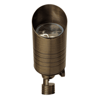 Outdoor Landscape Lighting LED 12V Low Voltage SPB09 4x/8x/12x Package 12V Low Voltage LED Outdoor Landscape Brass Spotlight with MR16 5W 3000K Bulb