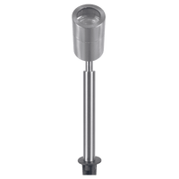Outdoor Landscape Lighting LED 12V Low Voltage SPS02 4x/8x/12x Package 12V Low Voltage LED Stainless Steel Spotlight Adjustable Up Lighting Fixtures with 5W 3000K Bulb