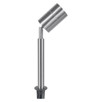 Outdoor Landscape Lighting LED 12V Low Voltage SPS02 12V Low Voltage LED Stainless Steel Spotlight Adjustable Up Lighting Fixtures