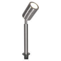 Outdoor Landscape Lighting LED 12V Low Voltage SPS02 12V Low Voltage LED Stainless Steel Spotlight Adjustable Up Lighting Fixtures Stainless Steel