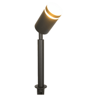 Outdoor Landscape Lighting LED 12V Low Voltage SPS03 4x/8x/12x Package LED Stainless Steel 12V Low Voltage Outdoor Spotlight Adjustable Up Lighting Fixtures with 5W 3000K Bulb