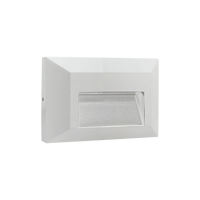 Outdoor Landscape Lighting LED 12V Low Voltage STA03 2+2+2W 3CCT 3000K/4000K/5000K 12V Low Voltage Cast Aluminum Rectangular Surface Mount LED Stair Step or Deck Light White