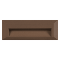 Outdoor Landscape Lighting LED 12V Low Voltage STA04 3+3W 3CCT 3000K/4000K/5000K 12V Low Voltage Cast Aluminum Rectangular Surface Mount LED Step or Deck Light