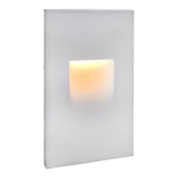 Outdoor Landscape Lighting LED 12V Low Voltage STA06 4x/8x/12x Package 3.5W Rectangular Waterproof Vertical 3000K Warm White Integrated 12V Low Voltage LED Aluminum Stair Step Light Wall Lighting Fixture