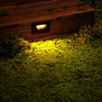 Outdoor Landscape Lighting LED 12V Low Voltage STA07 4x/8x/12x Package 3.5W 12V Low Voltage 3CCT Rectangular Waterproof Horizontal LED Aluminum Stairs Step Light Fixture