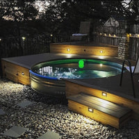 Outdoor Landscape Lighting LED 12V Low Voltage STA07 3.5W 3CCT 12V Low Voltage Rectangular Waterproof Horizontal Integrated LED Aluminum Stairs Step Light Fixture