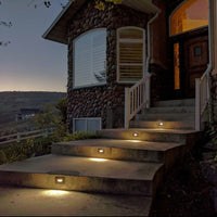 Outdoor Landscape Lighting LED 12V Low Voltage STA07 3.5W 3CCT 12V Low Voltage Rectangular Waterproof Horizontal Integrated LED Aluminum Stairs Step Light Fixture
