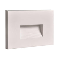 Outdoor Landscape Lighting LED 12V Low Voltage STA08 3.5W 3CCT 12V Low Voltage Rectangular Waterproof Horizontal Integrated LED Aluminum Stair Step Light Fixture White