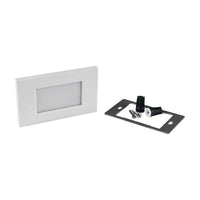 Outdoor Landscape Lighting LED 12V Low Voltage STA10 3.5W 3CCT 12V Low Voltage Rectangular Waterproof Horizontal Integrated LED Aluminum Stair Step Light Fixture
