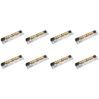Outdoor Landscape Lighting LED 12V Low Voltage STB06 4x/8x/12x Package 3W 2700K or 3000K Warm White 12V Low Voltage Aluminum 13