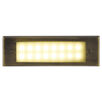 Outdoor Landscape Lighting LED 12V Low Voltage STB10 4W 3000K Warm White Integrated LED 9.5