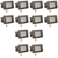 Outdoor Landscape Lighting LED 12V Low Voltage STB15 4x/8x/12x Package Horizontal Waterproof LED Brass 4.5