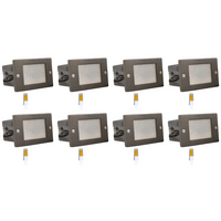 Outdoor Landscape Lighting LED 12V Low Voltage STB15 4x/8x/12x Package Horizontal Waterproof LED Brass 4.5