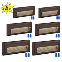 Outdoor Landscape Lighting LED 12V Low Voltage STLA09 6-Pack 3W/4W/5W Selectable Wattage 5CCT Low Voltage 9