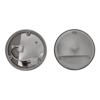 Outdoor Landscape Lighting LED 12V Low Voltage STS09 LED Round Stainless Steel Deck Light Surface Mount 12V Low Voltage Landscape Lighting