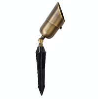 Outdoor Landscape Lighting LED 12V Low Voltage SPBP07 Tulay FT Antique Brass Spot Light Low Voltage Outdoor Lighting