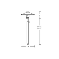 Outdoor Landscape Lighting LED 12V Low Voltage BPLP06 Stelvio Black Brass Adjustable Path Light Low Voltage Outdoor Lighting