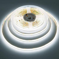 Outdoor Landscape Lighting LED 12V Low Voltage SLD04 16ft/32ft/82ft Dotless Single Color Linear 3.05W/ft for 8mm | 4.27W/ft for 10mm LED Strip Lights Low Voltage FCOB DC24V Tape Light 5000K Cool White ft