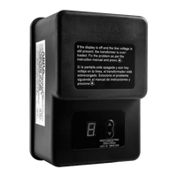 Outdoor Landscape Lighting LED 12V Low Voltage TS200 200W AC 120V Step Down Low Voltage Transformer with Digital Timer IP65 Waterproof