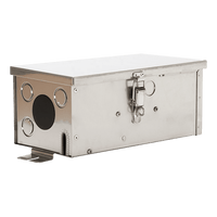 Outdoor Landscape Lighting LED 12V Low Voltage TSR300 300W Multi Tap 12V Low Voltage Manual Transformer IP65 Waterproof