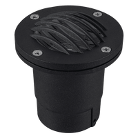 Outdoor Landscape Lighting LED 12V Low Voltage UNA06 Cast Aluminum 12V Low Voltage Round Grill LED In-ground Well Light IP65 Waterproof MR16 Socket