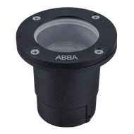 UNA07 Cast Aluminum 12V Low Voltage Round LED In-ground Well Light IP65 Waterproof MR16 Socket - None
