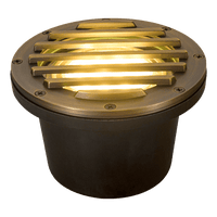 Outdoor Landscape Lighting LED 12V Low Voltage UNB01 Cast Brass 12V Low Voltage Grille Commercial PAR36 LED In-ground Well Light PAR36 Socket IP65 Waterproof